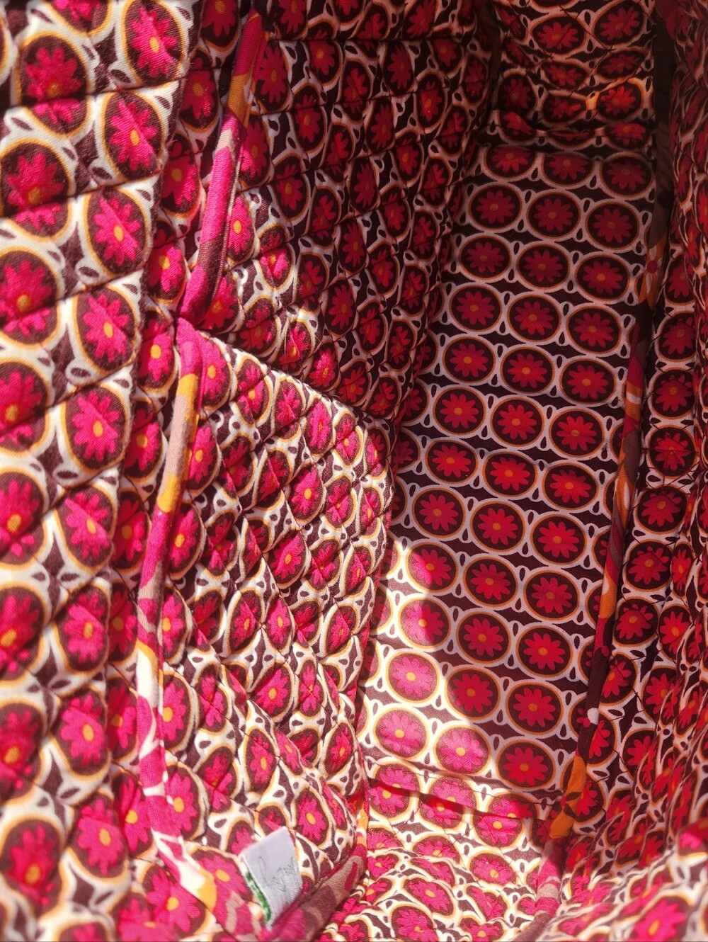 Vera Bradley Carnaby Little Betsey Quilted shoulder bag EUC - Picture 4 of 12